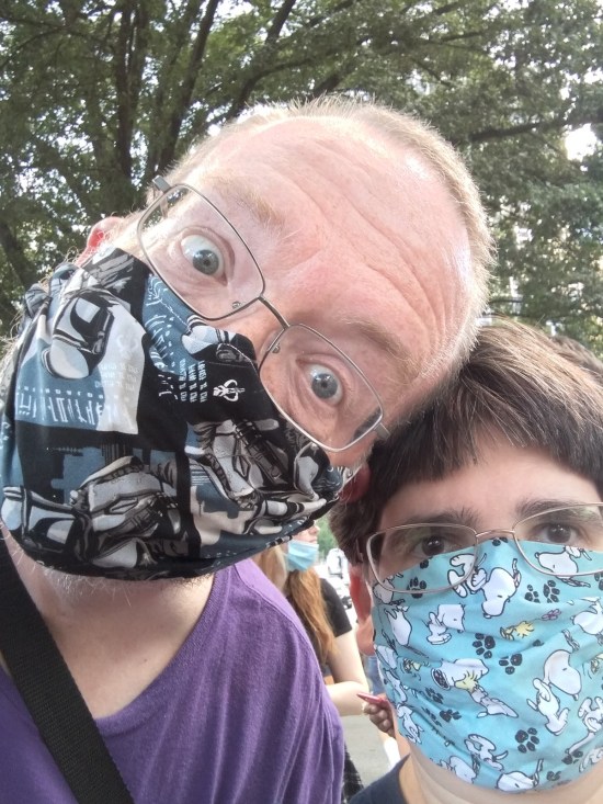 Dragon Con line selfie!