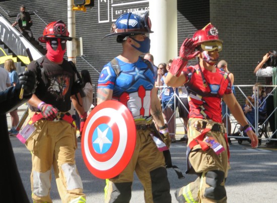 Firefighter Avengers cosplay!