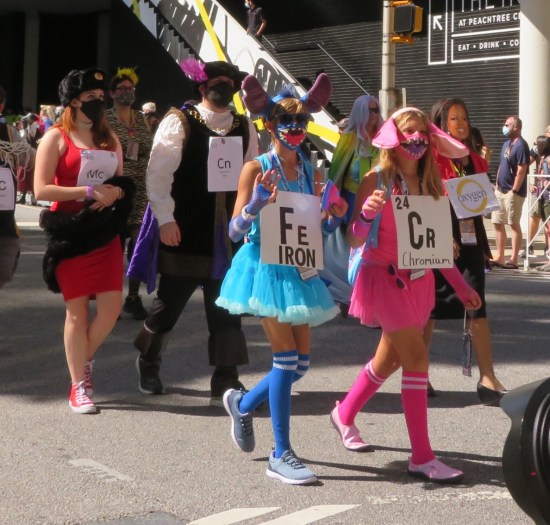 Moscovium Copernicium Iron Chromium Oxygen cosplay!