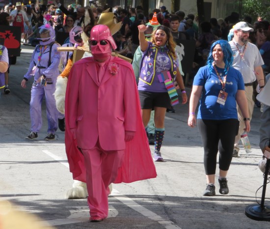Pink Vader cosplay!