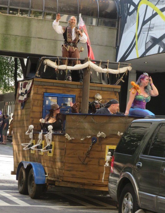 pirate ship cosplay!