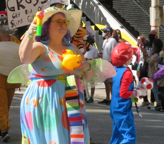 rubber duckie cosplay!