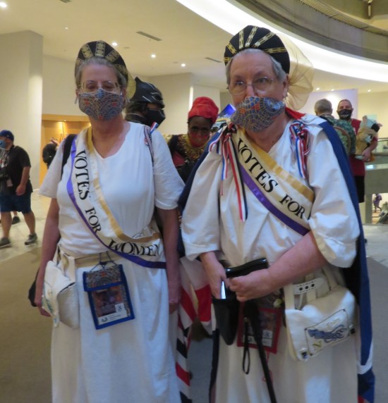 Suffragist cosplay!