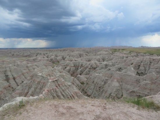 Badlands storm clouds!