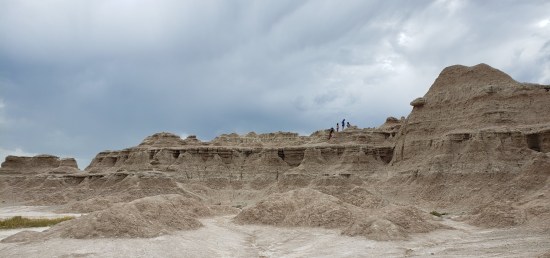 Badlands tourists.