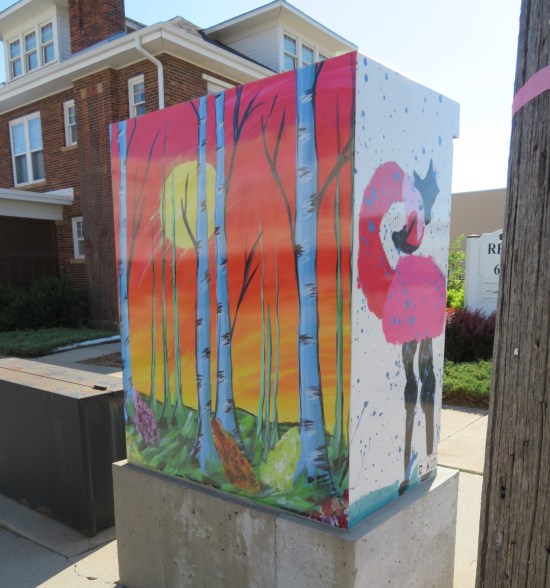 fluorescent woods utility box!