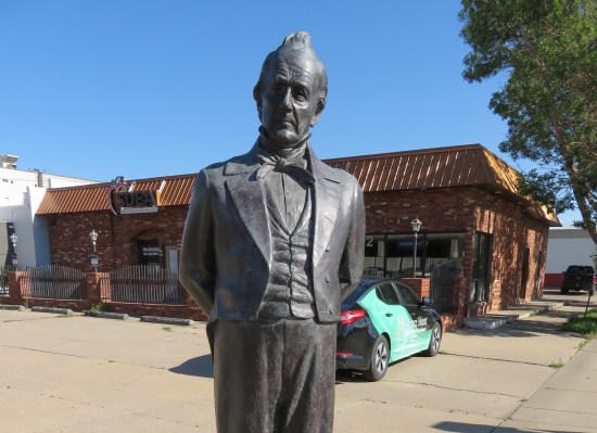 James Buchanan statue!