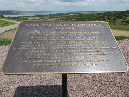 Lewis and Clark bicentennial marker!