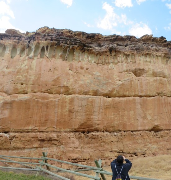 Anne photographing Wyoming!