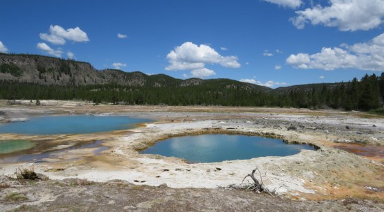 Biscuit Basin pools!