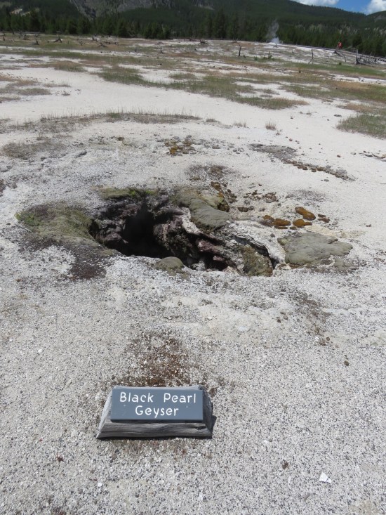 Black Pearl Geyser, Biscuit Basin!