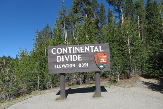 Continental Divide sign!
