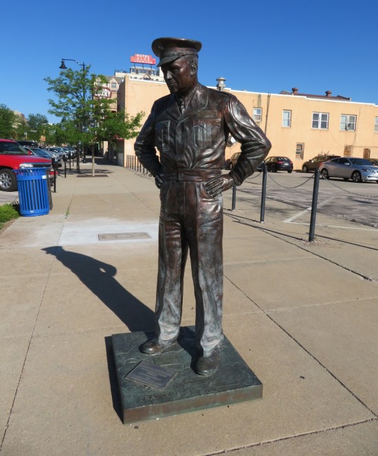 Dwight Eisenhower statue!