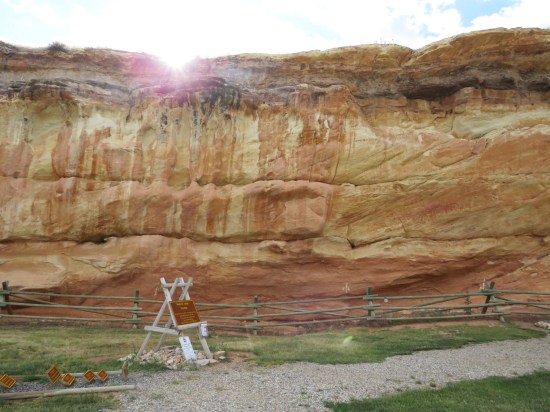 Medicine Lodge fence and signs!