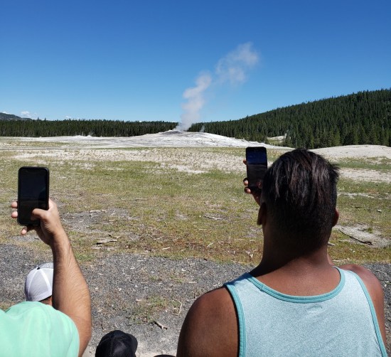 Old Faithful photographers!