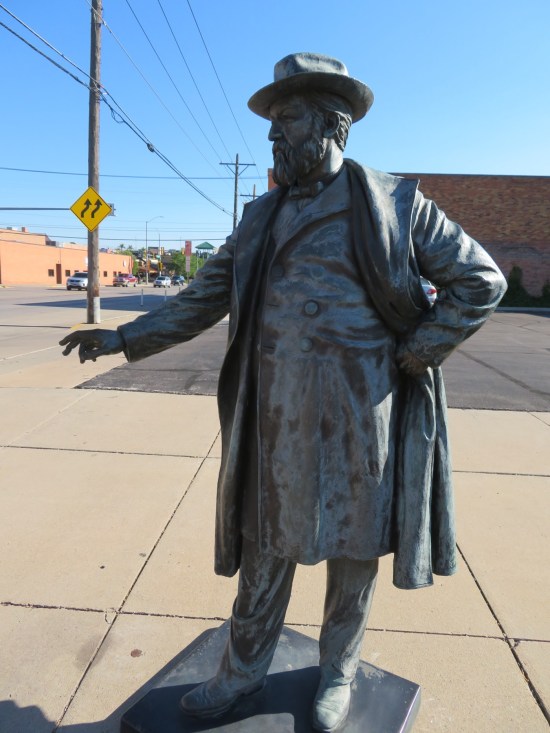 James Garfield statue!