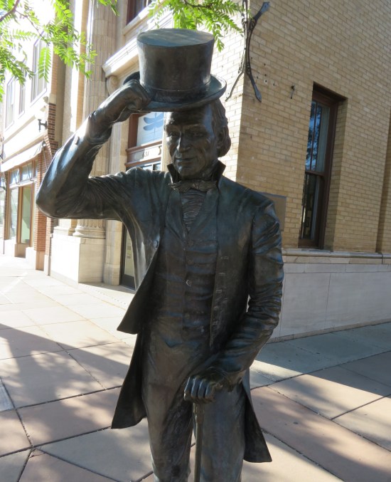 James Monroe statue!