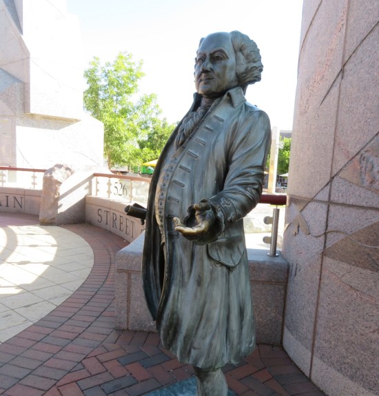 John Adams statue!