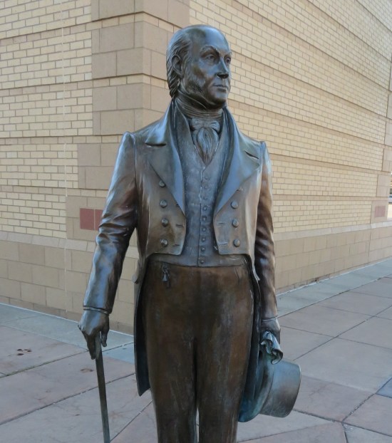 John Quincy Adams statue!