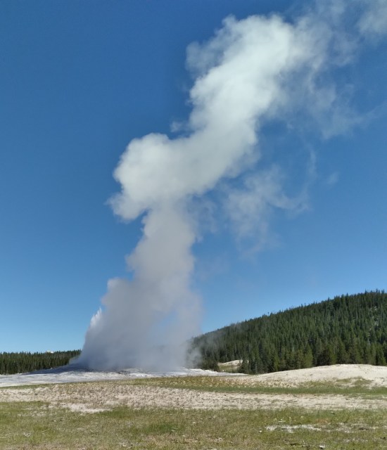 Old Faithful geyser!