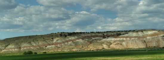 stratified mountains!