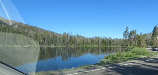 Yellowstone Lake reflection!