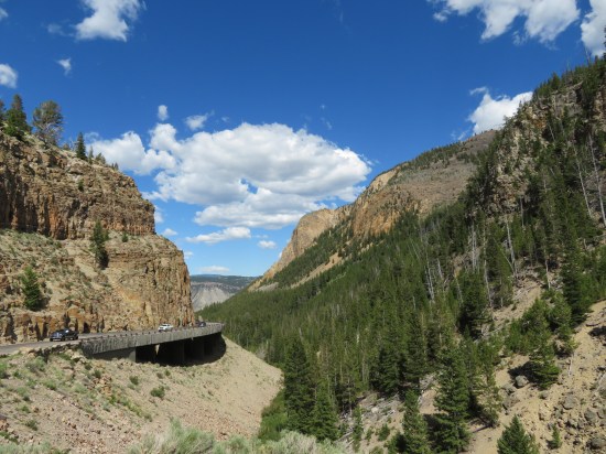 Yellowstone Huckleberry Ridge Tuff road!