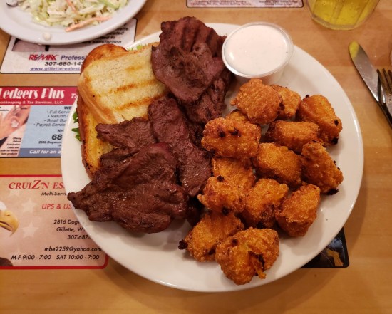 Pokey's kangaroo dinner!