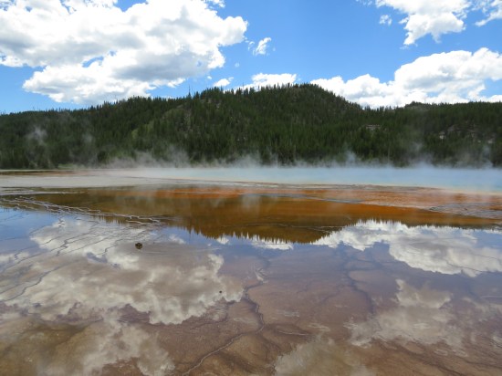 Grand Prismatic Spring orange!