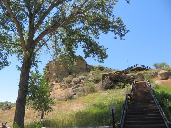 Pompeys Pillar staircase!
