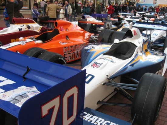 Indy 500 football cars!