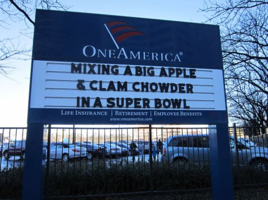 OneAmerica signboard!