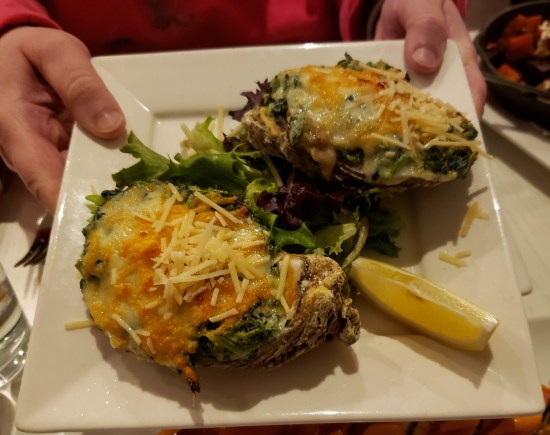 oysters Rockefeller!