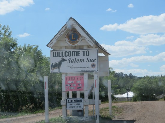 Salem Sue sign!