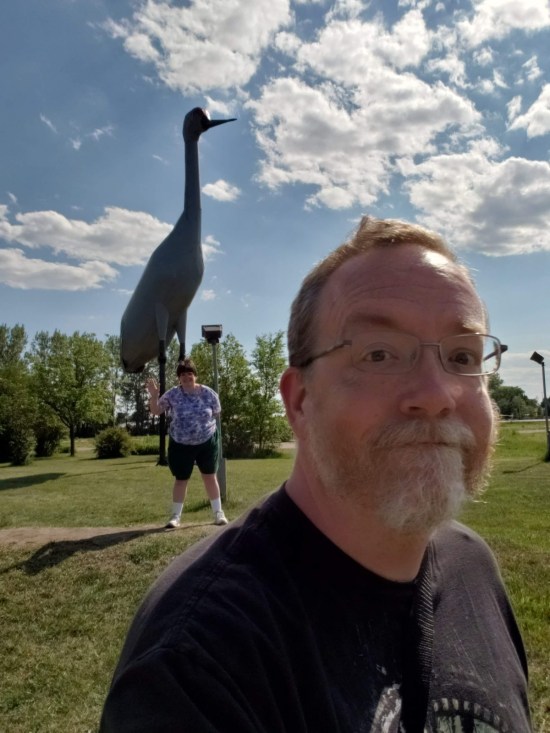 SAndy the World's Largest Sandhill Crane!
