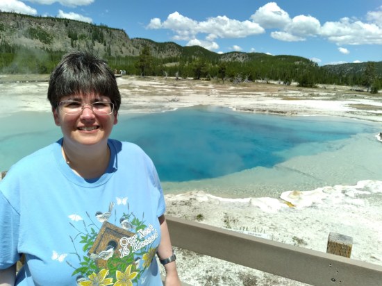 Anne and Biscuit Basin!