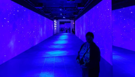 Anne in night skies hall!