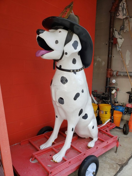 dalmatian statue!