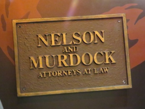 Nelson & Murdock sign!