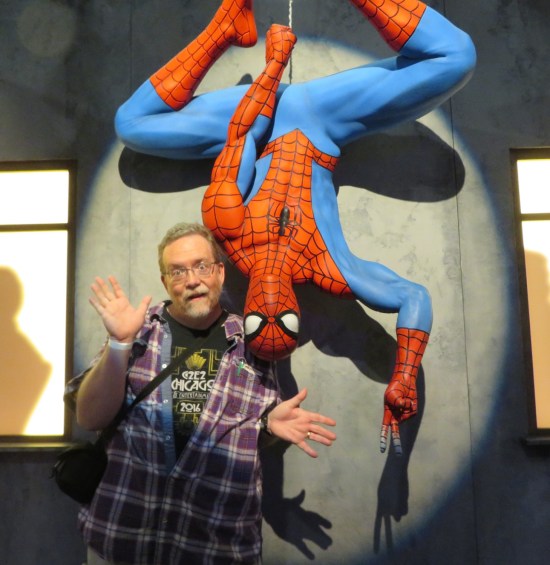 Spidey and jazz hands!