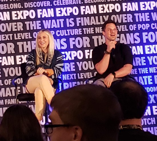 Ashley Eckstein and Matt Lanter!