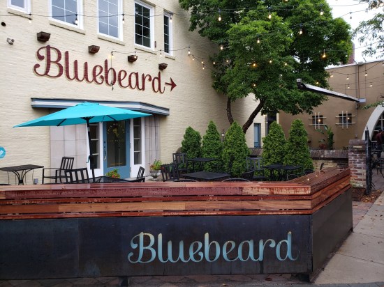Bluebeard patio!