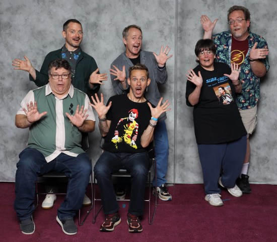 Hobbits jazz hands!