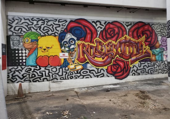 Rosemont garage mural!