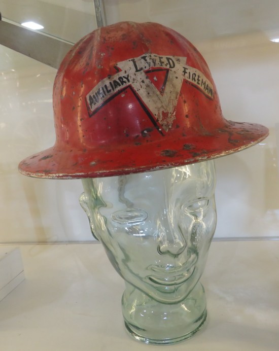 WWII women's auxiliary firefighter helmet!