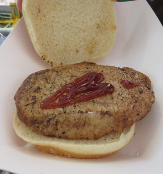 boneless pork sandwich!