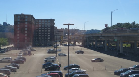 hotel view of Heinz Field!