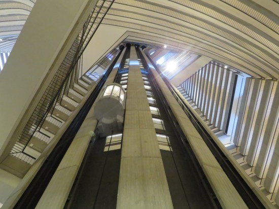 Marriott Atlanta elevator shaft!