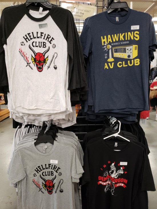 Stranger Things shirts!