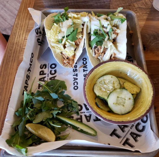 Taps & Tacos Pops meal!